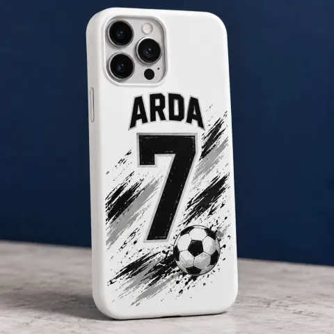Siyah-Beyaz Taraftar Model 5 Telefon Kılıfı - Tüm Modeller