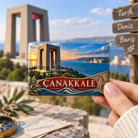 Çanakkale Magnet - Kişiye Özel Şehir Buzdolabı Magneti