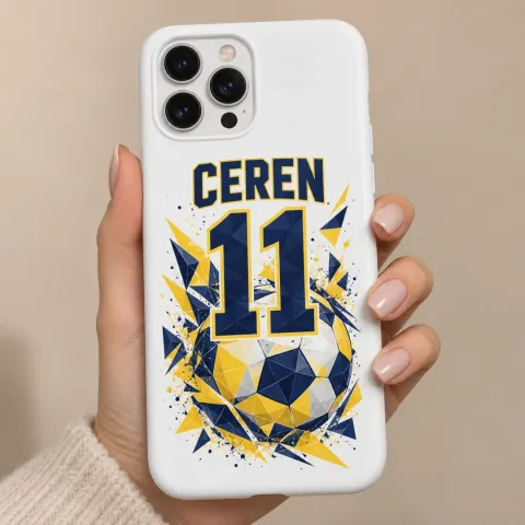 Futbol Forma Temalı Geometrik Desenli Taraftar Model 1 Telefon Kılıfı - Tüm Modeller