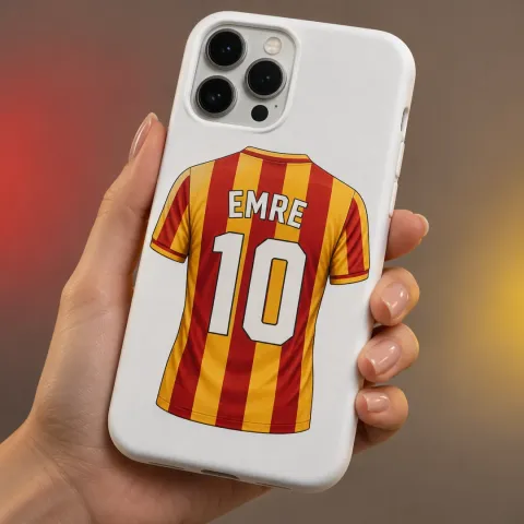 Kırmızı-Sarı Taraftar Telefon Kılıfı - Tüm Modeller