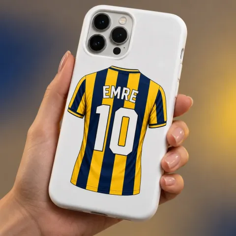 Sarı-Lacivert Taraftar Model 9 Telefon Kılıfı - Tüm Modeller