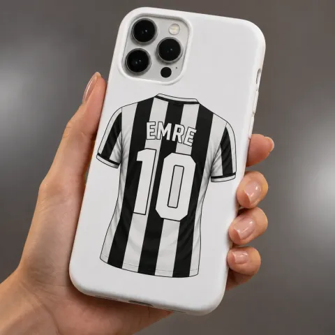 Siyah-Beyaz Taraftar Model 2 Telefon Kılıfı - Tüm Modeller