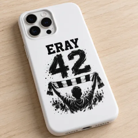 Siyah-Beyaz Taraftar Model 3 Telefon Kılıfı - Tüm Modeller