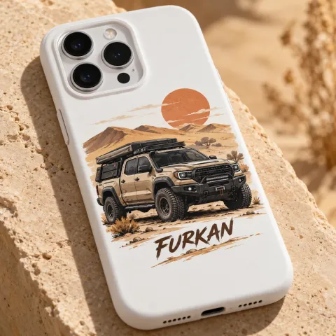 Çöl Keşif Pikap Telefon Kılıfı - Tüm Modeller