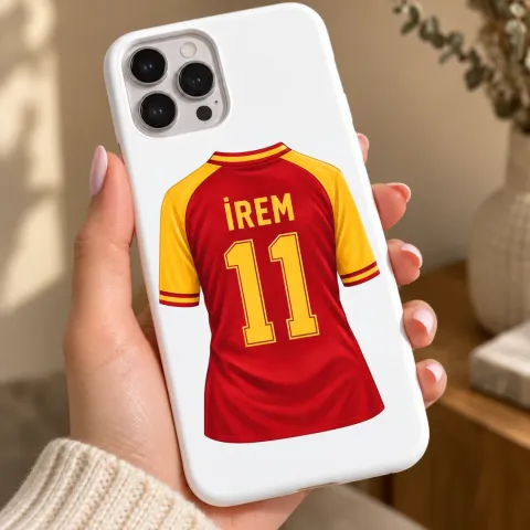 Futbol Forma Temalı Kamera Altı Baskılı Taraftar Model 2 Telefon Kılıfı - Tüm Modeller