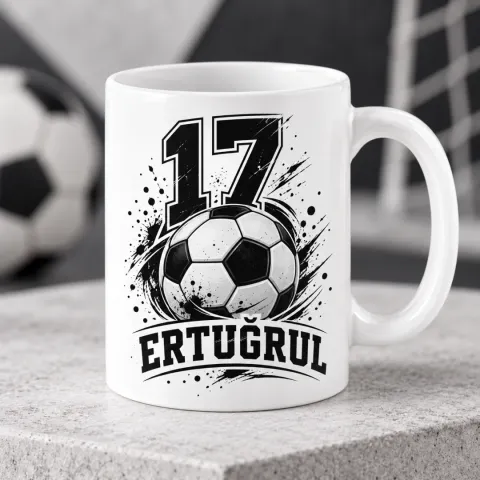 Kişiye Özel Futbol Taraftar Bordo Mavi Modern Kupa Bardak