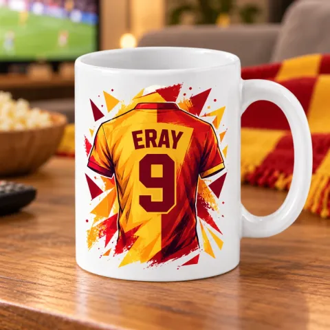 Kişiye Özel Futbol Taraftar Kaleci Eldivenli Kupa Bardak