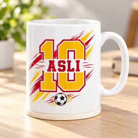 Kişiye Özel Futbol Taraftar Retro Numara Kupa Bardak