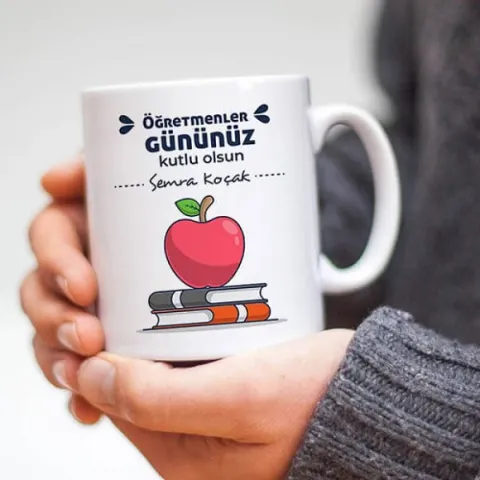 Kişiye Özel Öğretmenim Kupa Bardak