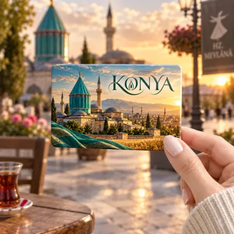 Konya Magnet - Kişiye Özel Şehir Buzdolabı Magneti