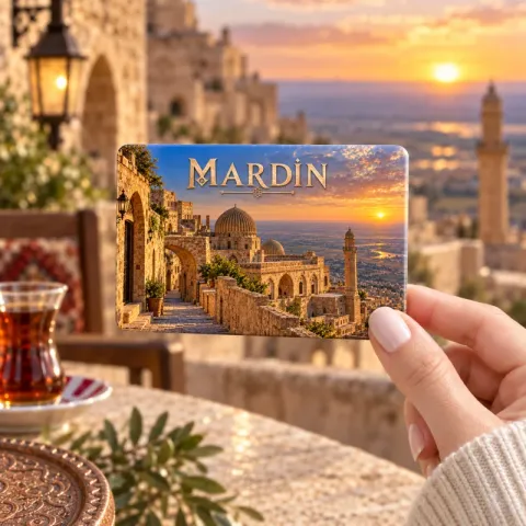 Mardin Magnet - Kişiye Özel Şehir Buzdolabı Magneti
