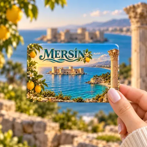 Mersin Magnet - Kişiye Özel Şehir Buzdolabı Magneti