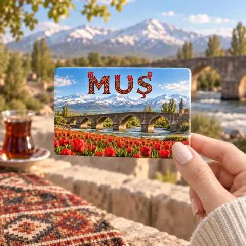 Muş Magnet - Kişiye Özel Şehir Buzdolabı Magneti