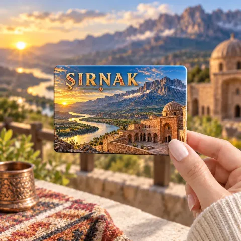 Şırnak Magnet - Kişiye Özel Şehir Buzdolabı Magneti