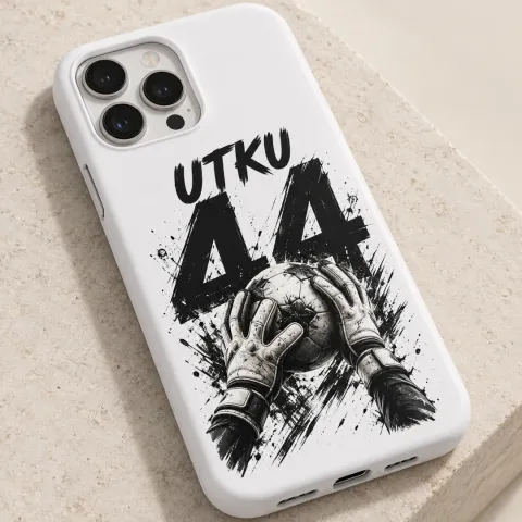 Futbol Forma Temalı Kaleci Eldiveni Baskılı Taraftar Telefon Kılıfı - Tüm Modeller